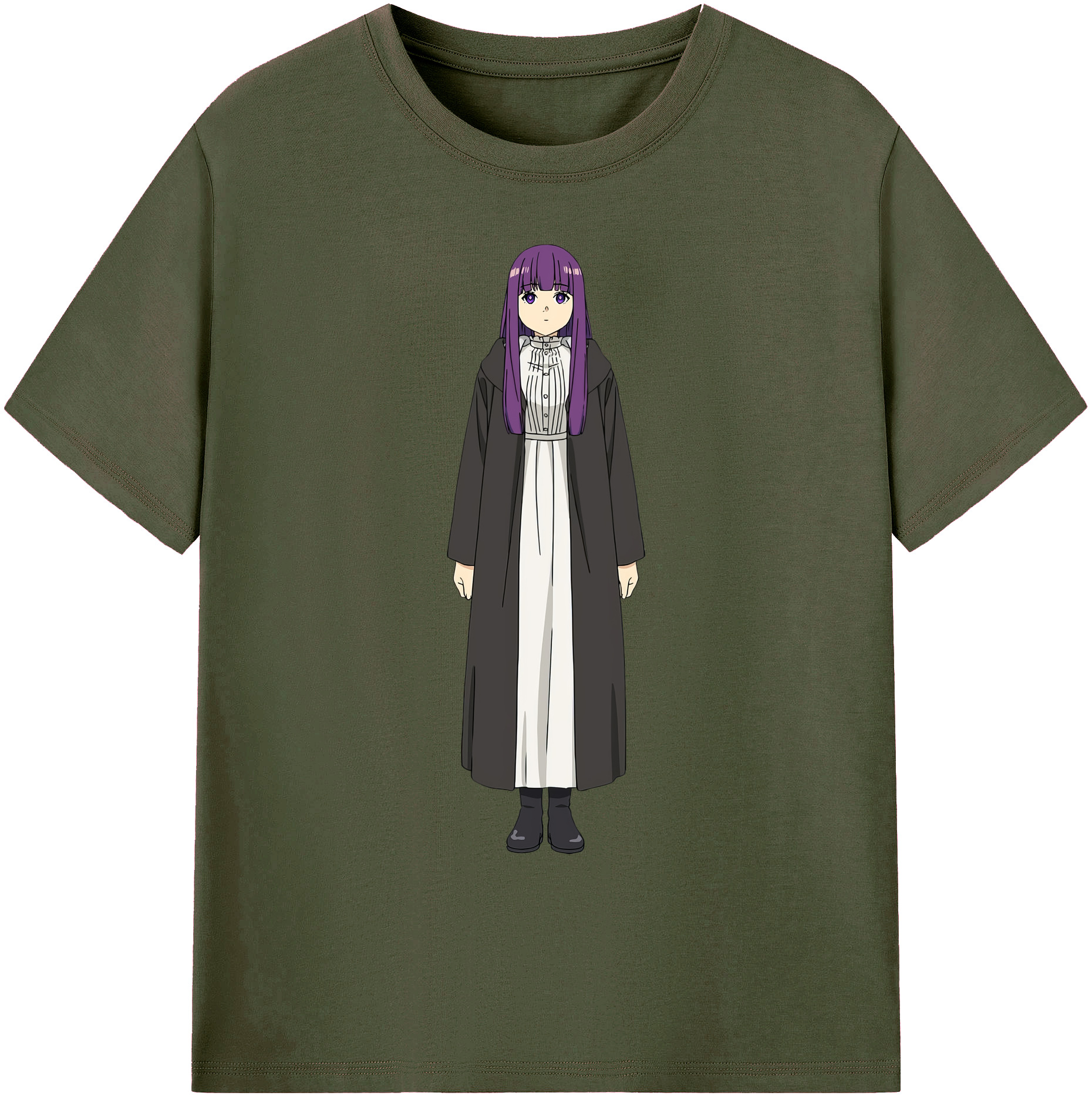 （画像用） 葬送のフリーレン Frieren 綿100％ メンズ半袖Tシャツ｜肌触りやわらか＆通気性